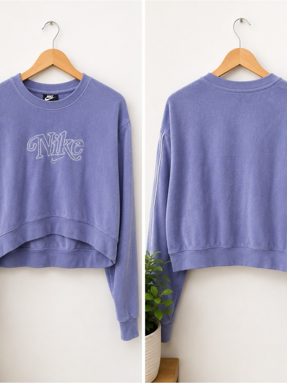 Nike Lavender Script Crewneck Sweatshirt